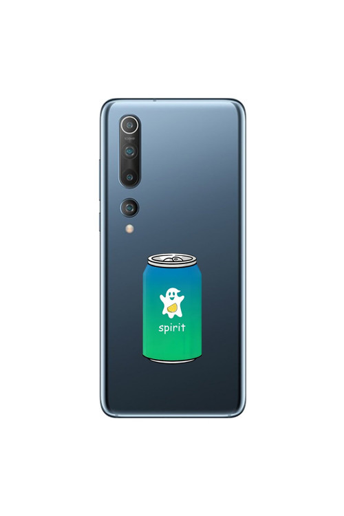 Xiaomi Mi 10 Uyumlu Şeffaf Kılıf Fast Food 2 Tasarımlı