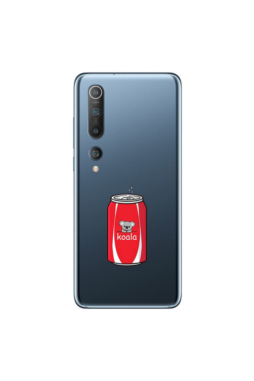 Xiaomi Mi 10 Uyumlu Şeffaf Kılıf Fast Food 4 Tasarımlı