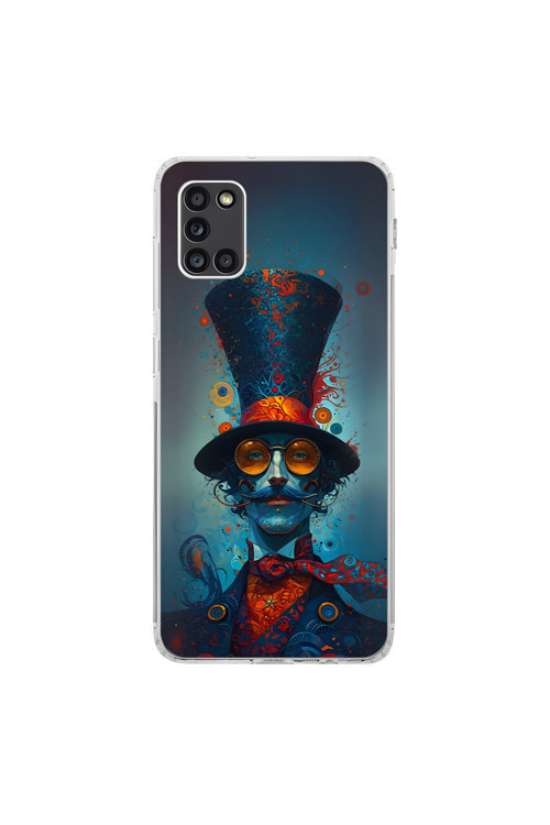 Samsung Galaxy A31 Uyumlu Şeffaf Kılıf Tablo 3 Tasarımlı