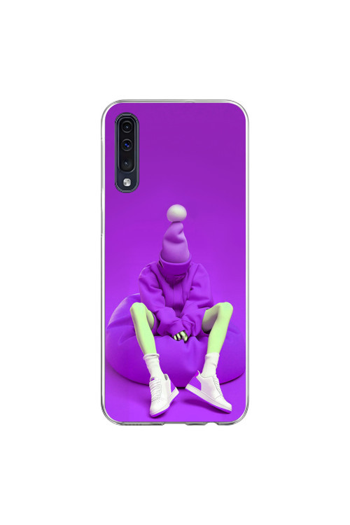 Samsung Galaxy A70 Uyumlu Şeffaf Kılıf No Face 6 Tasarımlı