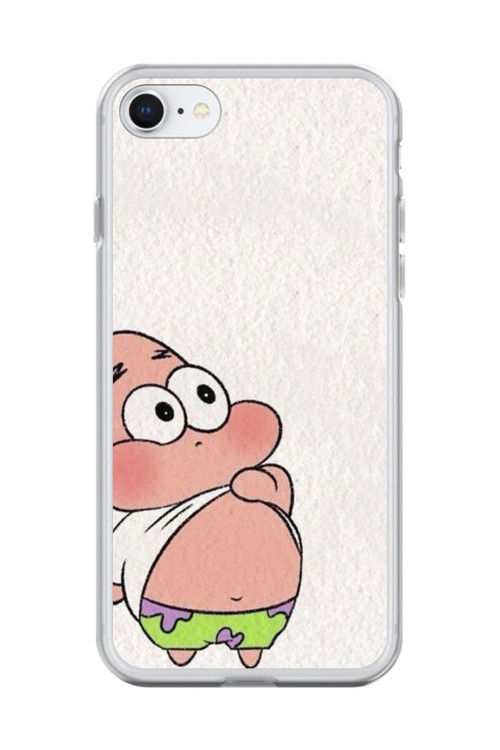 İphone 6 Uyumlu Şeffaf Kılıf Patrick Mini Tasarımlı