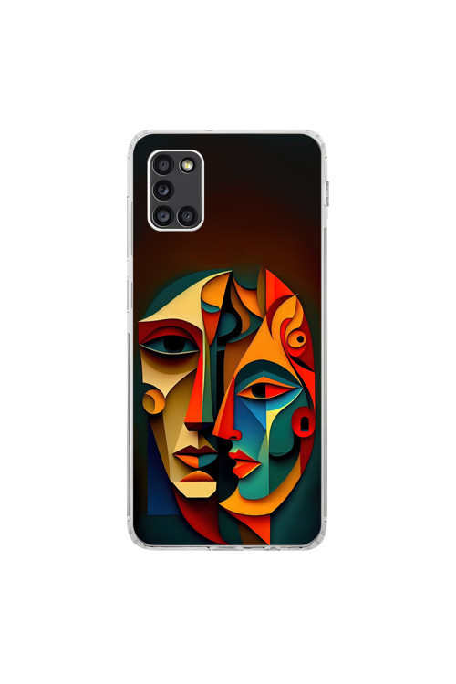 Samsung Galaxy A31 Uyumlu Şeffaf Kılıf Tablo 6 Tasarımlı