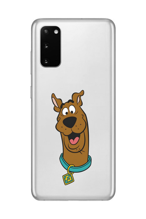 Samsung Galaxy S20+ Uyumlu Şeffaf Kılıf Cartoon Scooby Doo 14 Tasarımlı