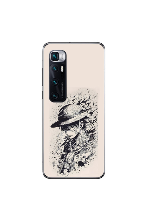 Xiaomi Mi 10 Pro Uyumlu Şeffaf Kılıf One Piece 1 Tasarımlı