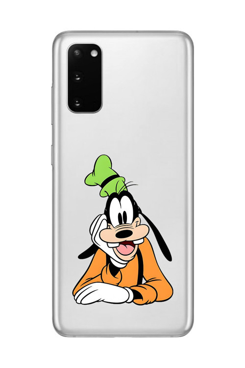 Samsung Galaxy S20+ Uyumlu Şeffaf Kılıf Cartoon Goofy 5 Tasarımlı