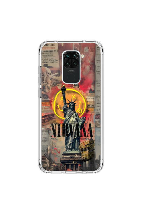Xiaomi Redmi Note 9 Uyumlu Şeffaf Kılıf Aesthetic 3 Tasarımlı