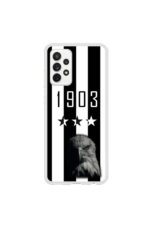 Samsung Galaxy A72 Uyumlu Şeffaf Kılıf 1903 Kartal Tasarımlı