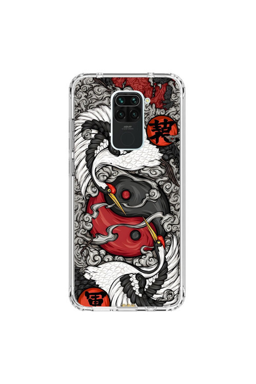Xiaomi Redmi Note 9 Uyumlu Şeffaf Kılıf Aesthetic 4 Tasarımlı