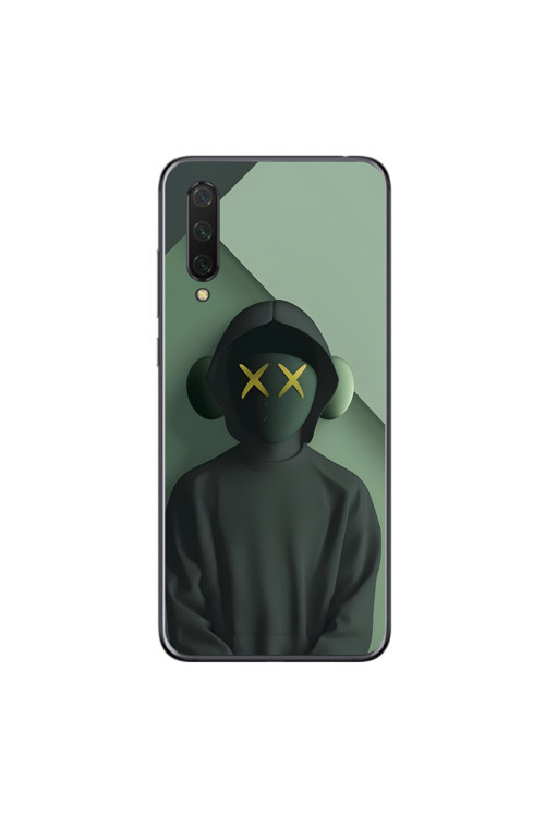 Xiaomi Mi 9 Lite Uyumlu Şeffaf Kılıf No Face 1 Tasarımlı