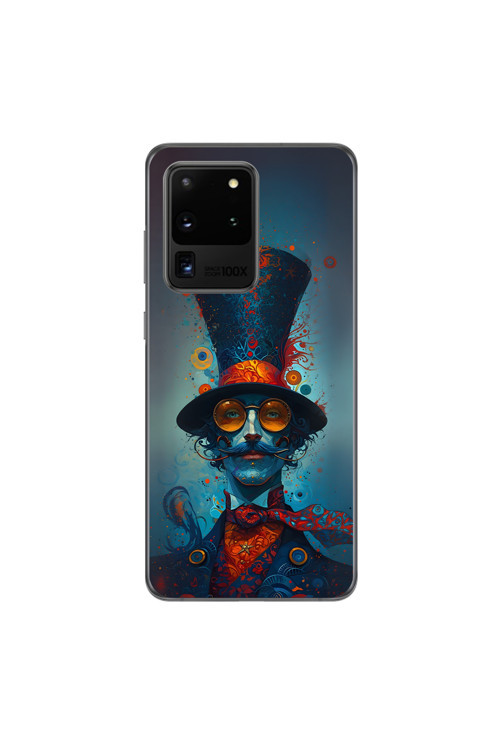 Samsung Galaxy S20 Ultra Uyumlu Şeffaf Kılıf Tablo 3 Tasarımlı