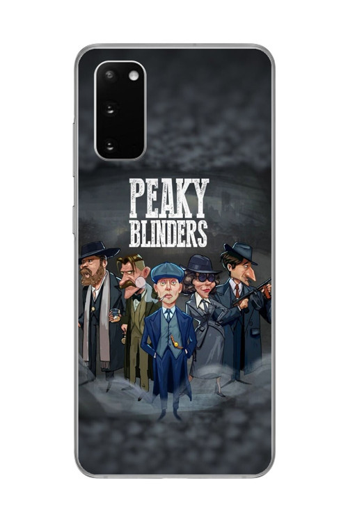 Samsung Galaxy S20+ Uyumlu Şeffaf Kılıf Peaky Blinders Tasarımlı