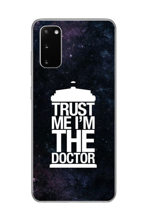Galaxy S20+ Uyumlu Şeffaf Kılıf Doctor Who Tasarımlı