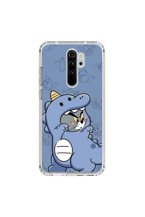 Xiaomi Redmi Note 8 Pro Uyumlu Şeffaf Kılıf Couple Tom 1 Tasarımlı