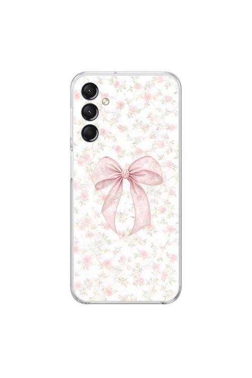 Samsung Galaxy A24 Uyumlu Şeffaf Kılıf Kurdele 2 Tasarımlı