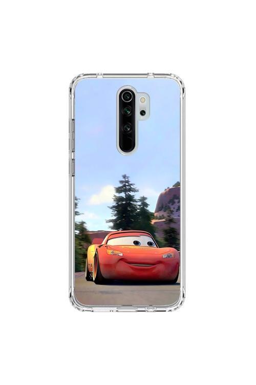 Xiaomi Redmi Note 8 Pro Uyumlu Şeffaf Kılıf Couple Mcqueen 1 Tasarımlı