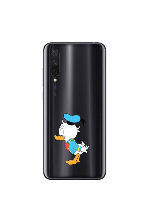 Xiaomi Mi 9 Lite Uyumlu Şeffaf Kılıf Couple Ördek 2 Tasarımlı