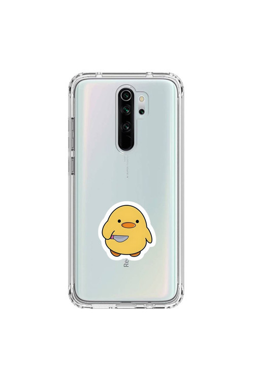 Xiaomi Redmi Note 8 Pro Uyumlu Şeffaf Kılıf Couple Civciv 1 Tasarımlı