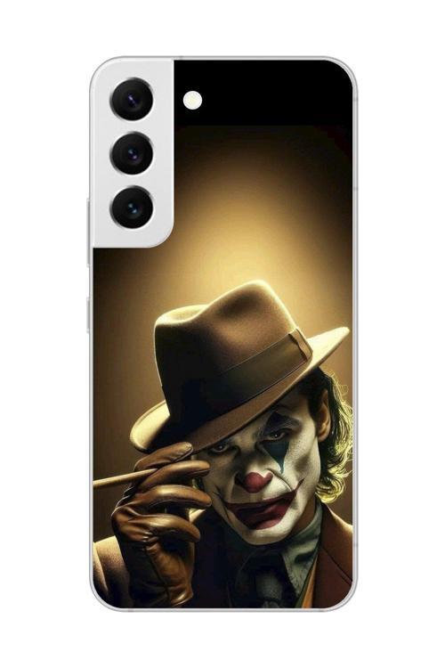Samsung Galaxy S22 Uyumlu Şeffaf Kılıf Joker Tasarımlı