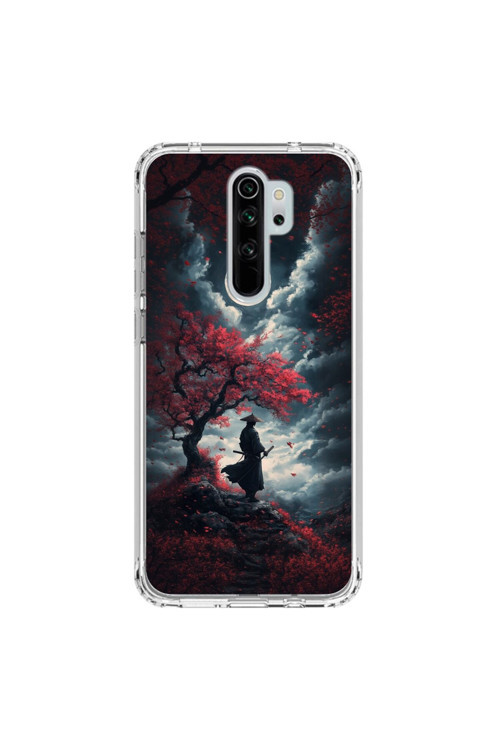 Xiaomi Redmi Note 8 Pro Uyumlu Şeffaf Kılıf Samurai 2 Tasarımlı
