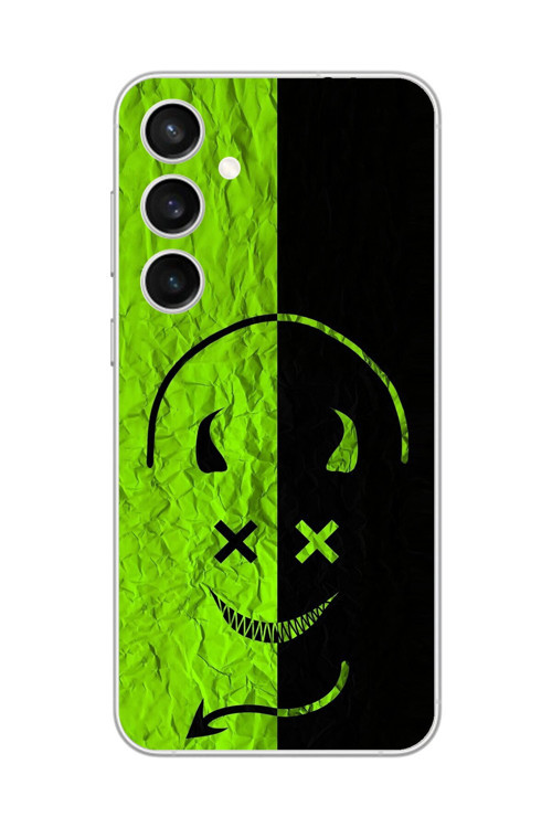Samsung Galaxy S23 Uyumlu Şeffaf Kılıf Devil 1 Tasarımlı