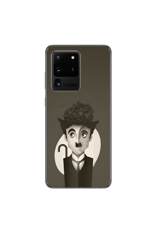 Samsung Galaxy S20 Ultra Uyumlu Şeffaf Kılıf Aesthetic 1 Tasarımlı