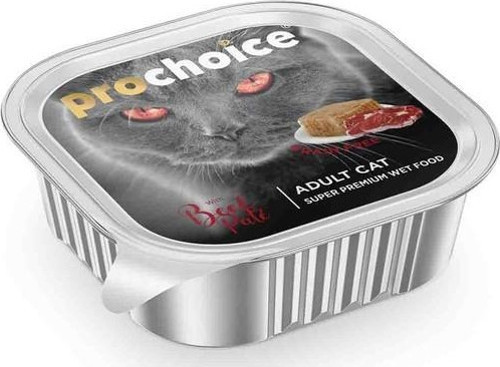 Pro Choice Pate Biftekli Tahılsız Yaş Kedi Maması 100 Gr