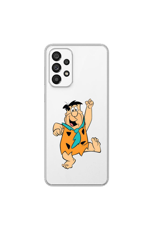 Samsung Galaxy A73 Uyumlu Şeffaf Kılıf Cartoon 3 Tasarımlı