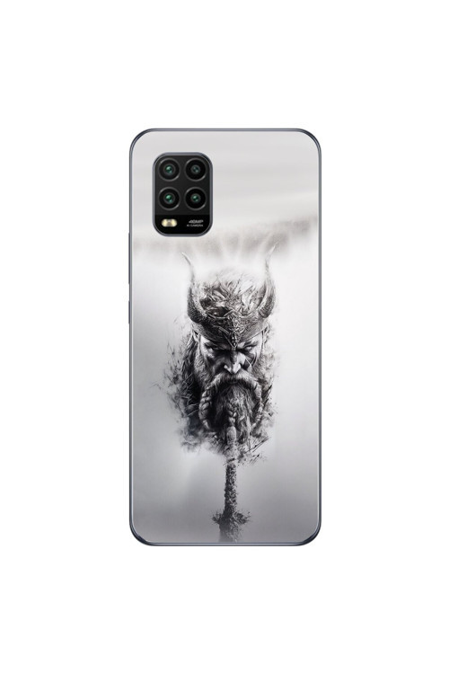 Xiaomi Mi 10 Lite Uyumlu Şeffaf Kılıf Nordic 2 Tasarımlı