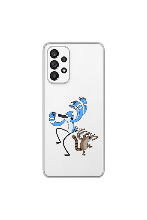 Samsung Galaxy A73 Uyumlu Şeffaf Kılıf Cartoon 13 Tasarımlı