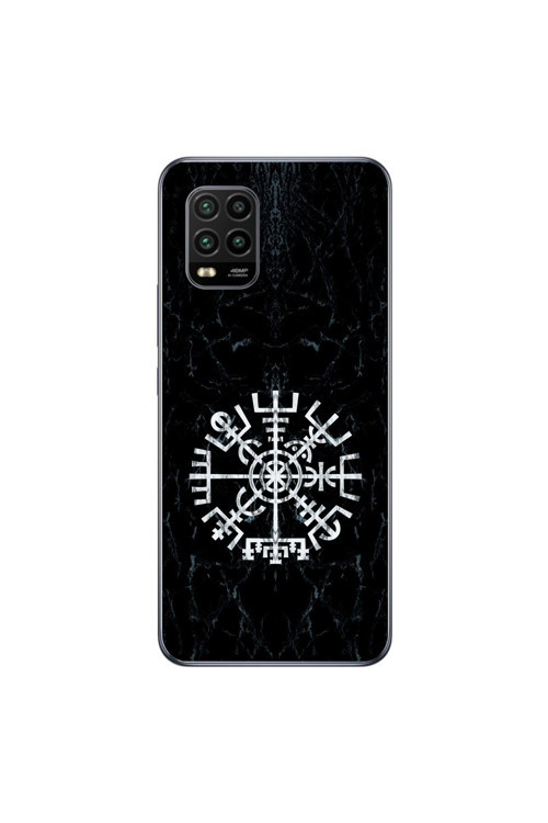 Xiaomi Mi 10 Lite Uyumlu Şeffaf Kılıf Nordic 1 Tasarımlı
