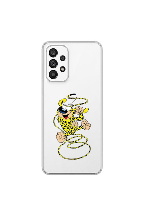 Samsung Galaxy A73 Uyumlu Şeffaf Kılıf Cartoon 9 Tasarımlı