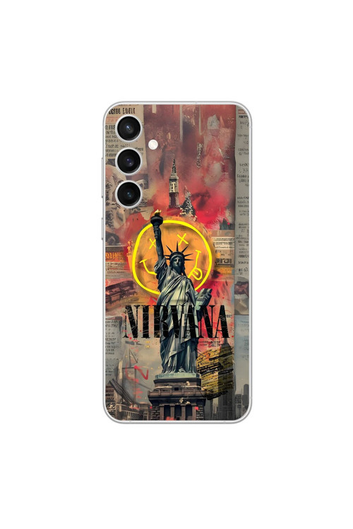 Samsung Galaxy S23 Fe Uyumlu Şeffaf Kılıf Aesthetic 3 Tasarımlı