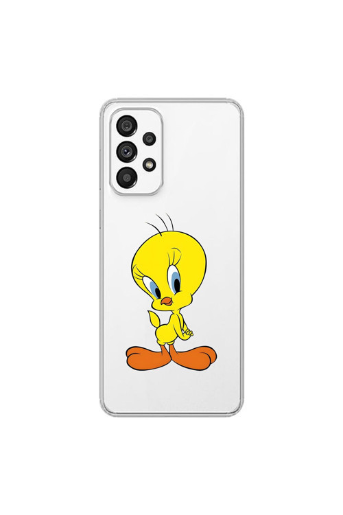 Samsung Galaxy A73 Uyumlu Şeffaf Kılıf Cartoon 17 Tasarımlı
