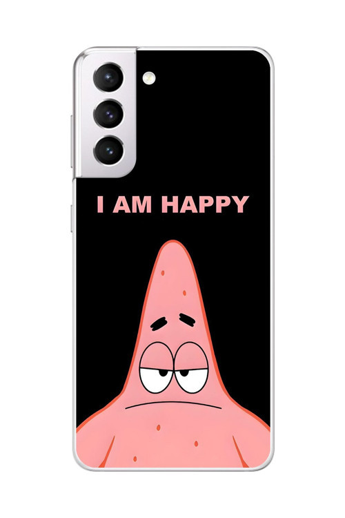 Samsung Galaxy S21 Uyumlu Şeffaf Kılıf Sponge Bob Tasarımlı 2