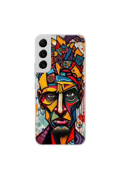 Samsung Galaxy S22Plus Uyumlu Şeffaf Kılıf Tablo 1 Tasarımlı
