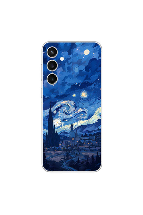 Samsung Galaxy S23 Fe Uyumlu Şeffaf Kılıf Aesthetic 8 Tasarımlı