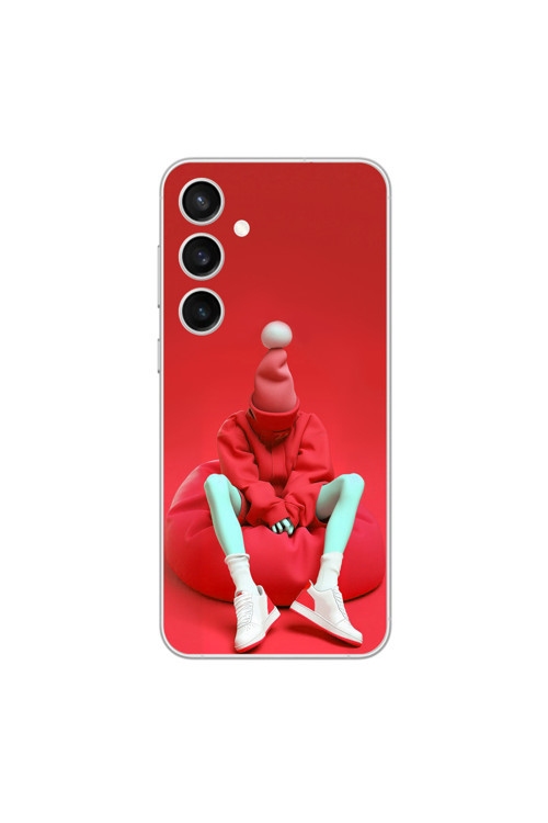 Samsung Galaxy S23Plus Uyumlu Şeffaf Kılıf No Face 7 Tasarımlı