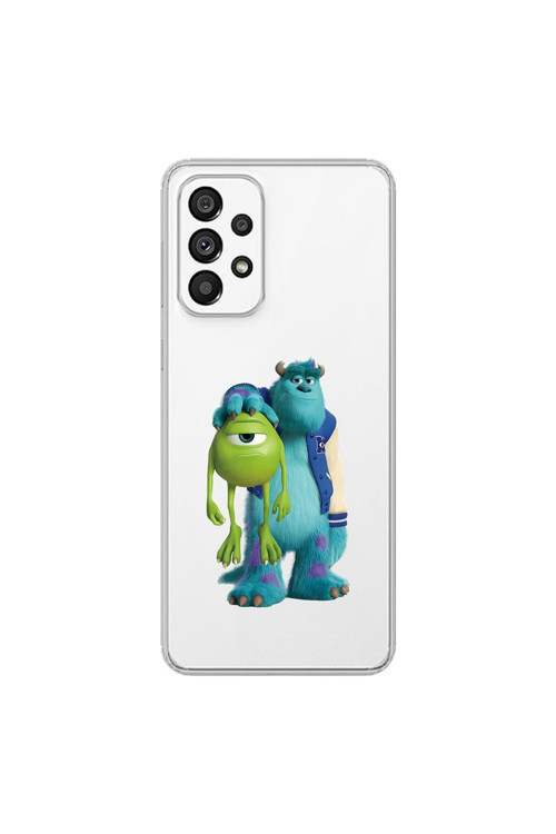 Samsung Galaxy A73 Uyumlu Şeffaf Kılıf Cartoon 15 Tasarımlı