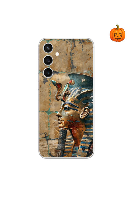 Samsung Galaxy S23 Fe Uyumlu Şeffaf Kılıf Antik Mısır 6 Tasarımlı