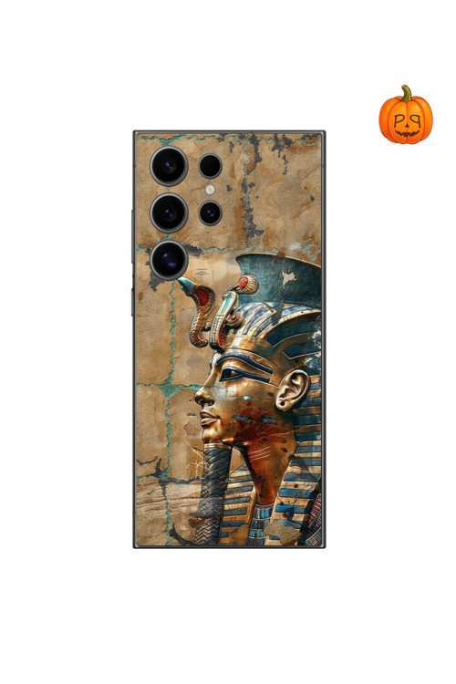 Samsung Galaxy S24 Ultra Uyumlu Şeffaf Kılıf Antik Mısır 6 Tasarımlı