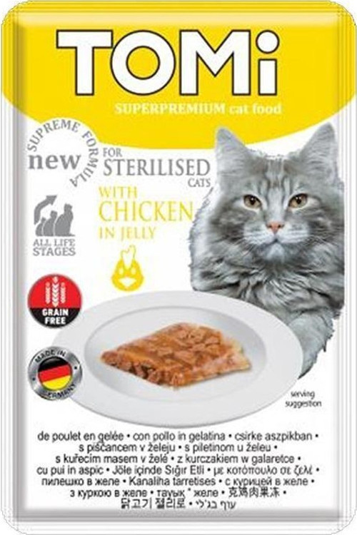 Pouch Tavuklu Kısırlaştırılmış Yetişkin Kedi Konservesi 85 gr