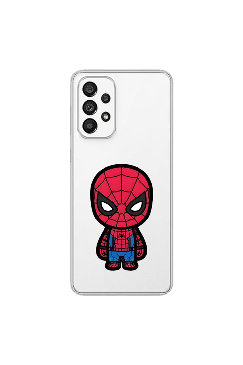 Samsung Galaxy A73 Uyumlu Şeffaf Kılıf Chibi 7 Tasarımlı