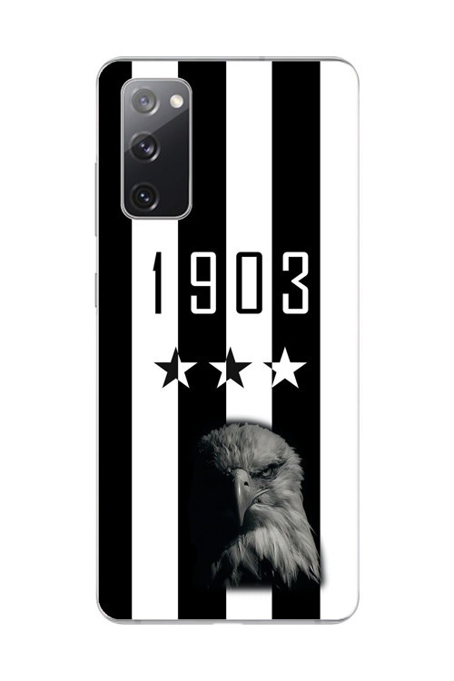 Galaxy S20 Fe Uyumlu Şeffaf Kılıf 1903 Kartal Tasarımlı