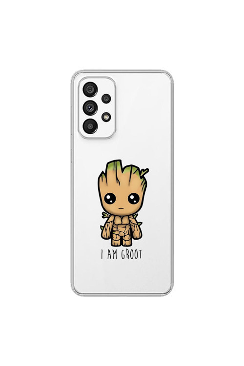 Samsung Galaxy A73 Uyumlu Şeffaf Kılıf Chibi 1 Tasarımlı