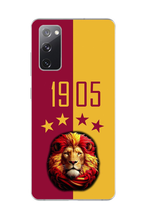 Samsung Galaxy S20 Fe Uyumlu Şeffaf Kılıf Şeffaf 1905 Aslan Tasarımlı