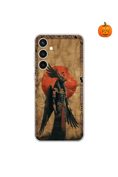 Samsung Galaxy S23 Fe Uyumlu Şeffaf Kılıf Antik Mısır 7 Tasarımlı