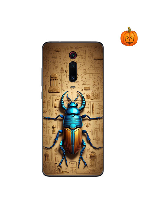 Xiaomi Mi 9T Uyumlu Şeffaf Kılıf Antik Mısır 3 Tasarımlı