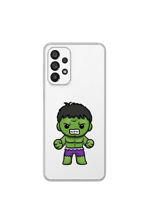 Samsung Galaxy A73 Uyumlu Şeffaf Kılıf Chibi 3 Tasarımlı