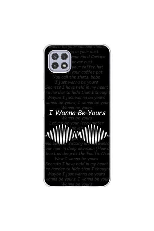 Samsung Galaxy A22 Uyumlu Şeffaf Kılıf I Wanna Be Yours Tasarımlı