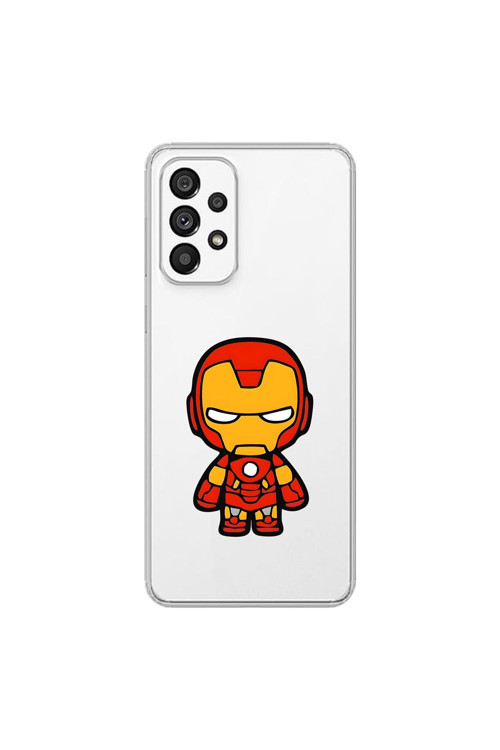 Samsung Galaxy A73 Uyumlu Şeffaf Kılıf Chibi 2 Tasarımlı